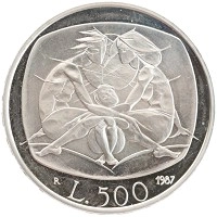 монета - италия 500 лир - подробная информация фото 1
