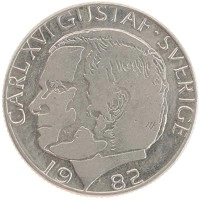 монета - швеция 1 крона - подробная информация фото 1