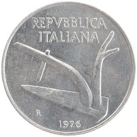 монета - италия 10 лир - подробная информация фото 1