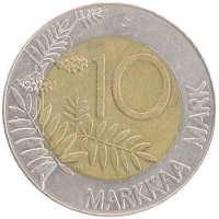монета - финляндия 10 марок - подробная информация фото 1