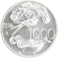 монета - италия 1.000 лир - подробная информация фото 1