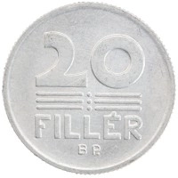 монета - венгрия 20 филлеров - подробная информация фото 1