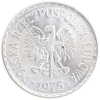 монета - польша 1 злотый - подробная информация фото 1