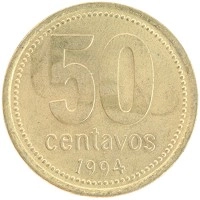 монета - аргентина 50 сентаво - подробная информация фото 1