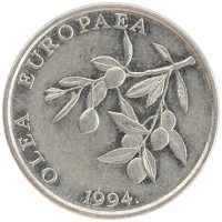 монета - хорватия 20 лип - подробная информация фото 1
