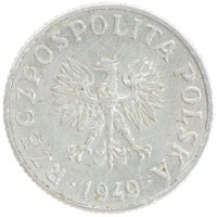 монета - польша 1 грош - подробная информация фото 1