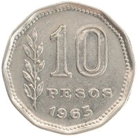 монета - аргентина 10 песо - подробная информация фото 1