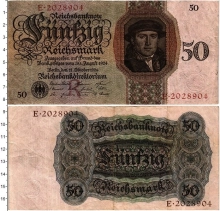 банкнота(бона) - веймарская республика 50 марок - подробная информация фото 1