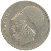 монета - греция 20 драхм - подробная информация фото 1