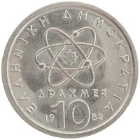 монета - греция 10 драхм - подробная информация фото 1