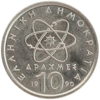 монета - греция 10 драхм - подробная информация фото 1