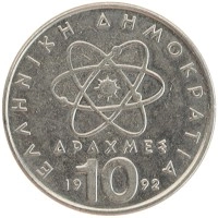 монета - греция 10 драхм - подробная информация фото 1