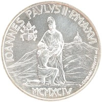 монета - ватикан 1.000 лир - подробная информация фото 1
