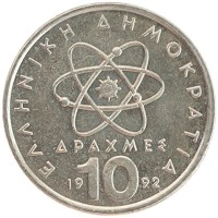 монета - греция 10 драхм - подробная информация фото 1