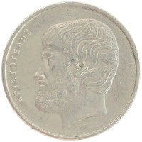 монета - греция 5 драхм - подробная информация фото 1