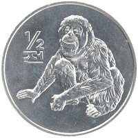 монета - северная корея 1/2 чоны - подробная информация фото 1