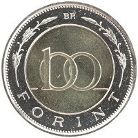 монета - венгрия 100 форинтов - подробная информация фото 1