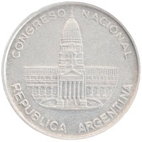 монета - аргентина 1 песо - подробная информация фото 1
