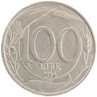 монета - италия 100 лир - подробная информация фото 1