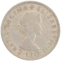 монета - великобритания 2 шиллинга - подробная информация фото 1