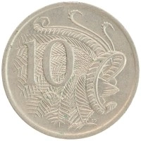 монета - австралия 10 центов - подробная информация фото 1