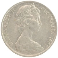 монета - австралия 10 центов - подробная информация фото 1