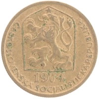 монета - чехословакия 20 хеллеров - подробная информация фото 1