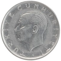 монета - турция 1 лира - подробная информация фото 1