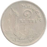монета - таиланд 1 бат - подробная информация фото 1