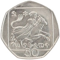 монета - кипр 50 центов - подробная информация фото 1