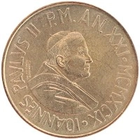 монета - ватикан 200 лир - подробная информация фото 1