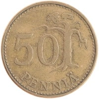 монета - финляндия 50 пенни - подробная информация фото 1