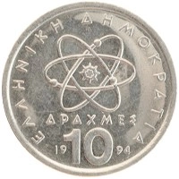 монета - греция 10 драхм - подробная информация фото 1