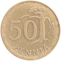 монета - финляндия 50 пенни - подробная информация фото 1