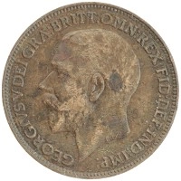 монета - великобритания 1 фартинг - подробная информация фото 1