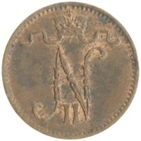 монета - 1894 – 1917 николай ii 1 пенни - подробная информация фото 1