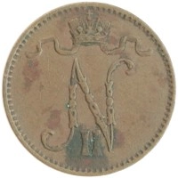 монета - 1894 – 1917 николай ii 1 пенни - подробная информация фото 1