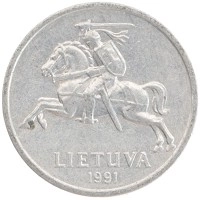 монета - литва 1 цент - подробная информация фото 1