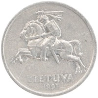 монета - литва 1 цент - подробная информация фото 1