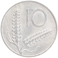 монета - италия 10 лир - подробная информация фото 1