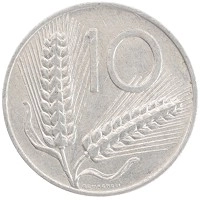 монета - италия 10 лир - подробная информация фото 1