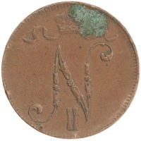 монета - 1894 – 1917 николай ii 5 пенни - подробная информация фото 1