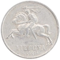 монета - литва 5 центов - подробная информация фото 1