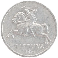 монета - литва 1 цент - подробная информация фото 1