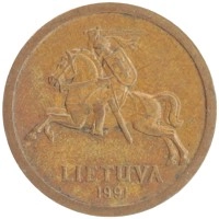монета - литва 10 центов - подробная информация фото 1