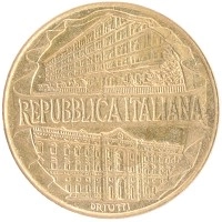 монета - италия 200 лир - подробная информация фото 1