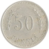 монета - финляндия 50 пенни - подробная информация фото 1