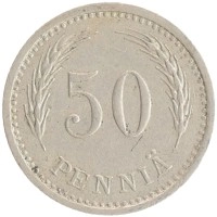 монета - финляндия 50 пенни - подробная информация фото 1