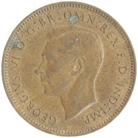 монета - великобритания 1 фартинг - подробная информация фото 1
