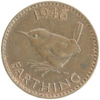 монета - великобритания 1 фартинг - подробная информация фото 1